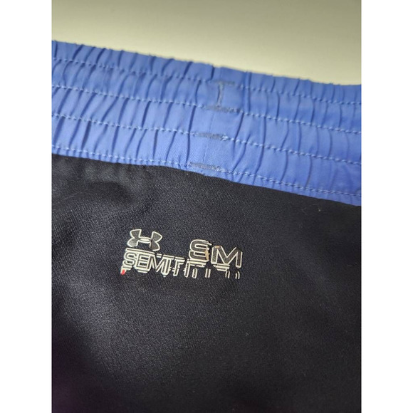 Under Armour Women Semi-Fitted Athletic Shorts Purple Elastic Waist Pull On S - Picture 5 of 5